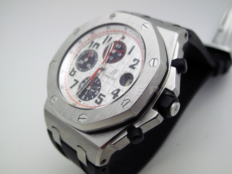 Audemars Piguet Royal Oak Offshore Watch, Size 44mm, Dial Silver Arabic, 26182ST.OO.D018CR.01