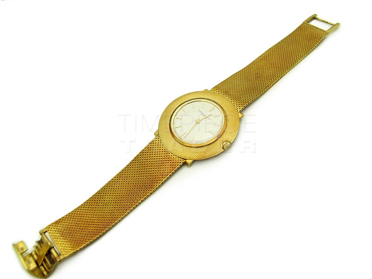 AUDEMARS PIGUET SKELETON DRESS WATCH YELLOW GOLD Audemars Piguet, Genève,  No. 214718, case No. B 45983. Sold in January 1981. Very fine, elegant and  thin, 18K yellow gold, skeletonized, keyless dress watch.