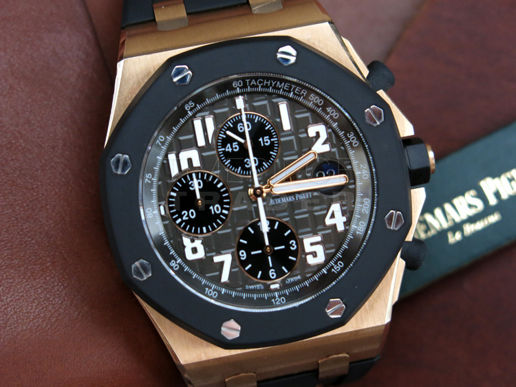 Audemars Piguet Royal Oak Offshore Rubberclad 18k Rose Gold