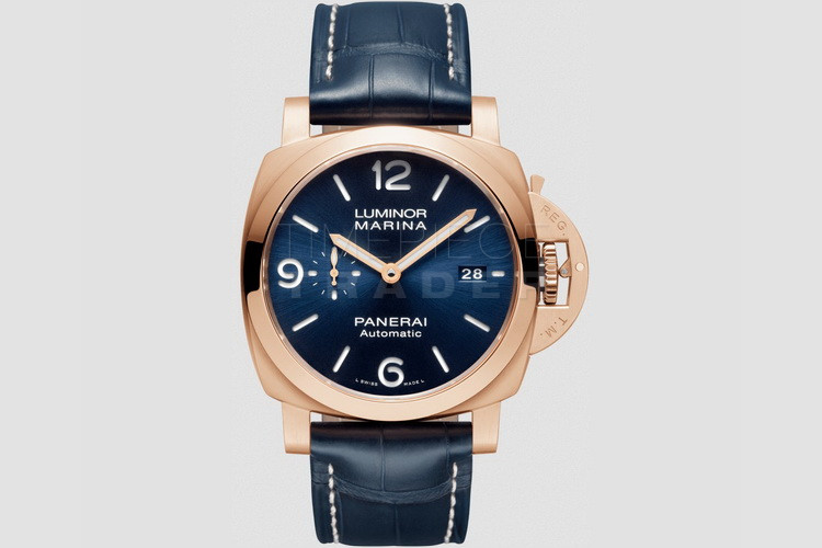 Panerai Luminor Marina Goldtech Sole Blu 44mm PAM1112